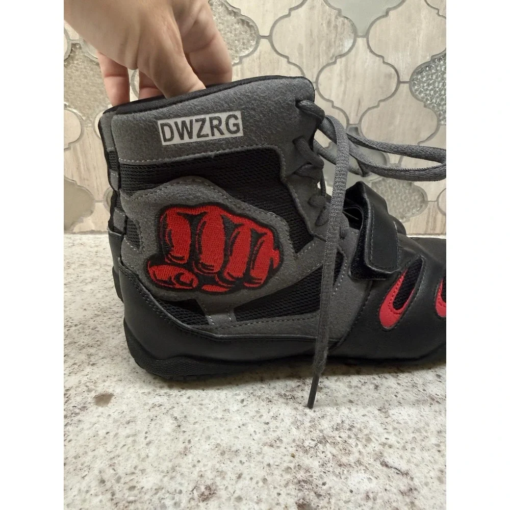Men's/Kids Wrestling Boxing Shoes Mesh Breathable Wear Resistant Sneaker Size 36